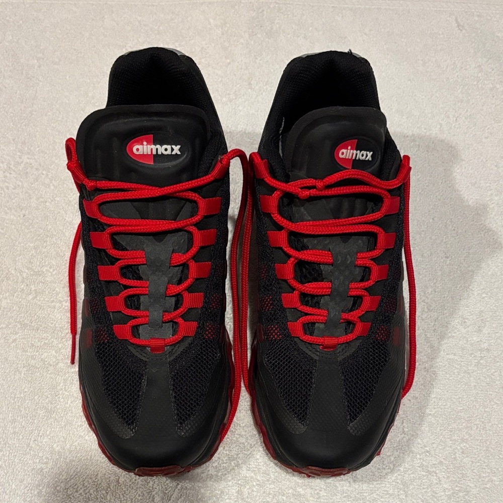 Nike Air Max Black with Red Accents
